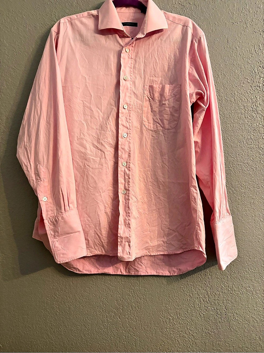 Burberry Button Down Shirt Pink Size 15.5 / 33
